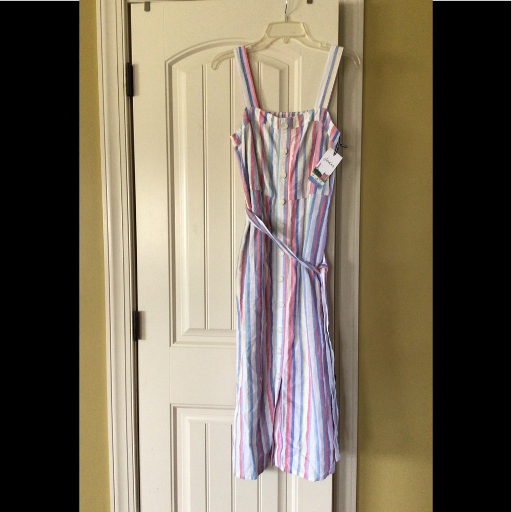 SALE🆕JOULES BUTTON FRONT LINEN BLEND SUNDRESS(Sz 6& 8) - Picture 5 of 12